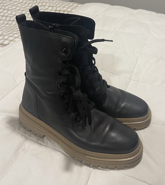 Black Leather Ankle Boots by Gabor62931722286722112