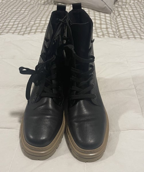 Black Leather Ankle Boots by Gabor62931722286722111