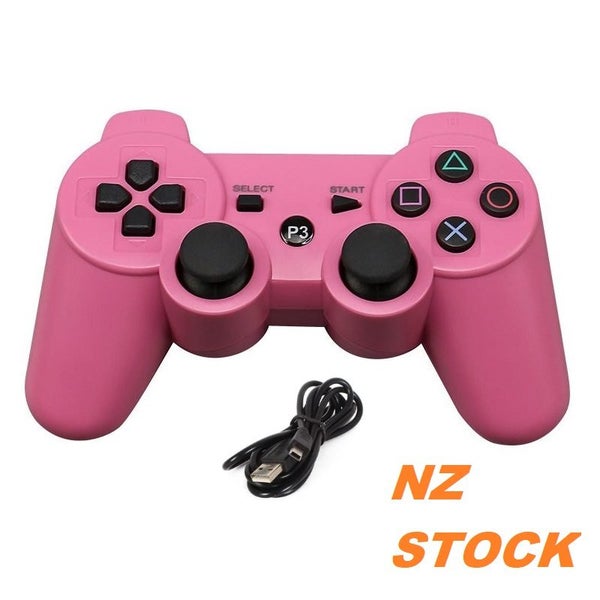 PS3 Wireless Controller ______________ Pink Carousel 1
