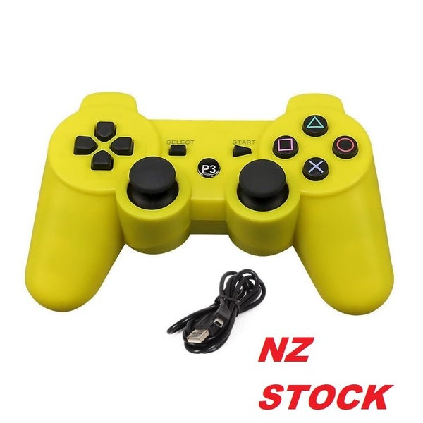 PS3 Wireless Controller ______________ Yellow Carousel 1