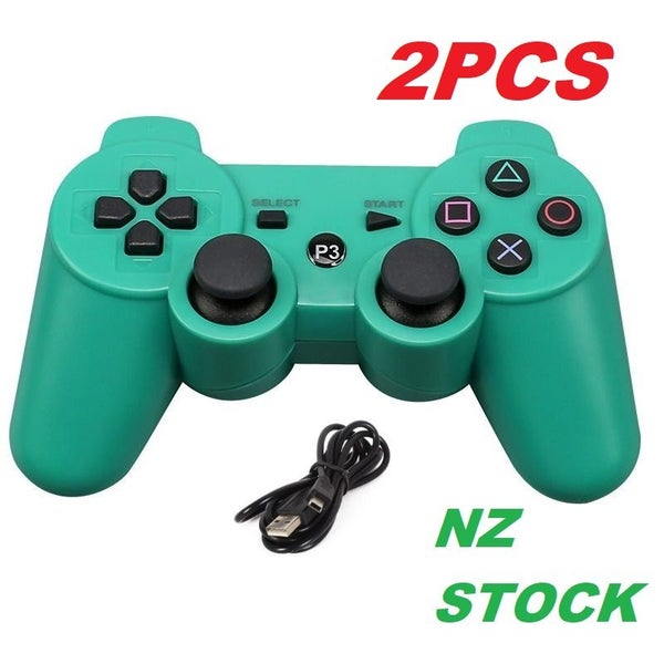 PS3 Wireless Controller ______________ Green Carousel 1