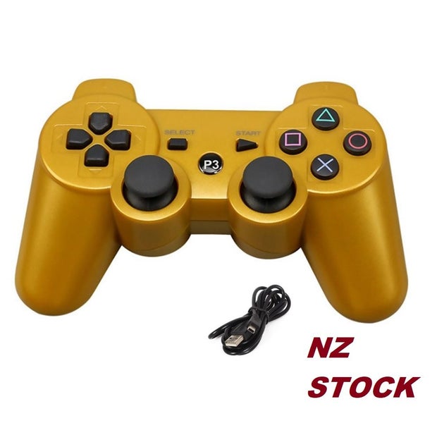 PS3 Wireless Controller ______________ Gold Carousel 1