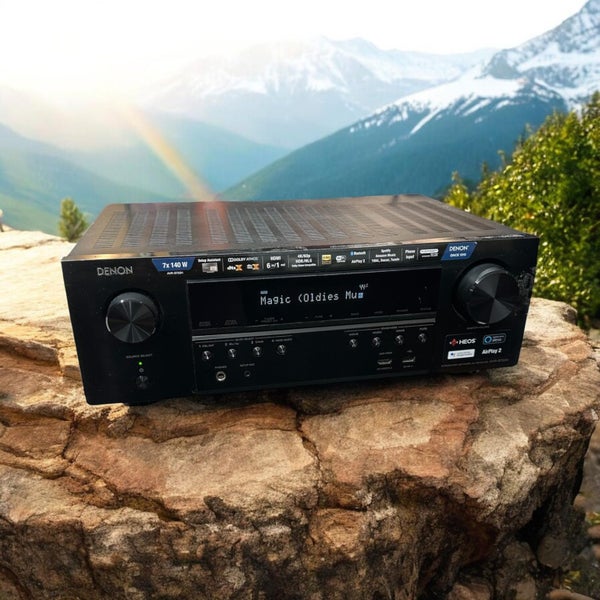 Denon AVR-S750H is a 7.2-channel, 4K Ultra HD AV receiver featuring Dolby Atmos Carousel 8