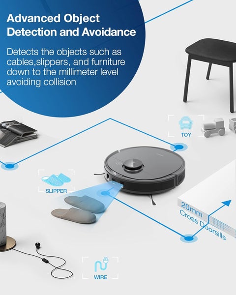 Ecovacs DEEBOT Mopping Robot Vacuum w/laser sensor model OZMO T8 AIVI+ DBX11-11 Carousel 2