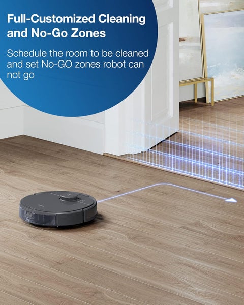 Ecovacs DEEBOT Mopping Robot Vacuum w/laser sensor model OZMO T8 AIVI+ DBX11-11 Carousel 6