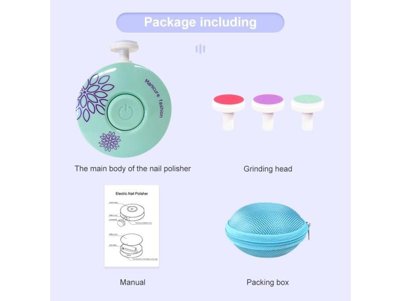 Baby Nail Trimmer Clipper Polisher Scissors Hygiene Kit For Newborn Carousel 1