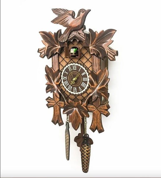 Vintage Black Forest Cuckoo Wall Clock Carousel 1