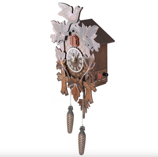 Vintage Black Forest Cuckoo Wall Clock Carousel 8