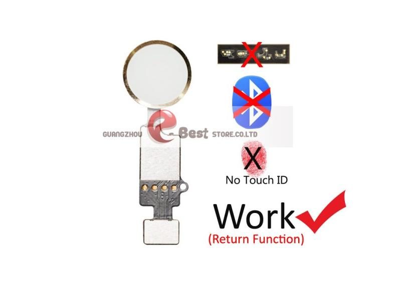 Newest Universal Home Button Flex Cable For IPhone 7 8 Plus Menu Keypad Return Carousel 1