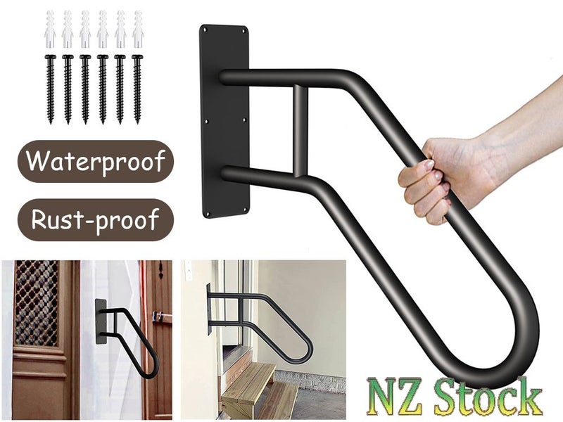 PTN NEW Handrail Outdoor Stairs Handrail Outdoor Black Sale Sale Carousel 1