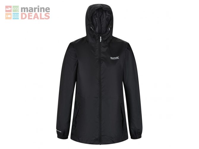 Regatta Pack It III Womens Waterproof Jacket Blac… Carousel 1