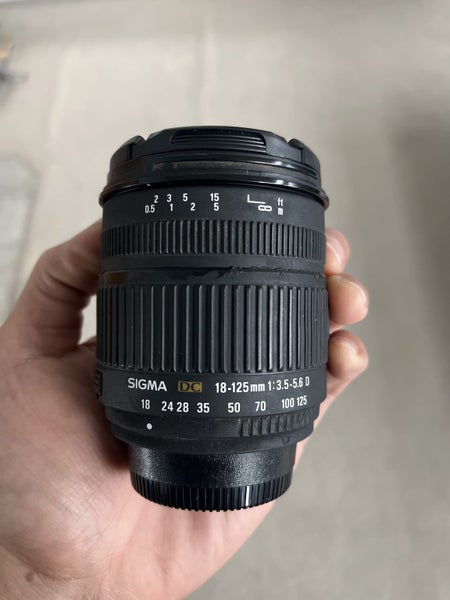 sigma DC 18-125mm 1:3.5-5.6 D Nikon F mount Lens62934726212738113