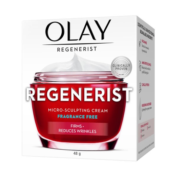 Olay Regenerist Micro-Sculpting Face Cream Moisturiser Fragrance Free 48g Carousel 1