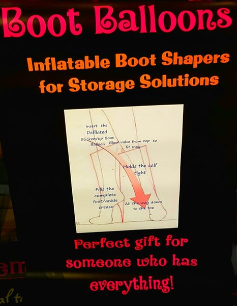 Inflatable boot holders x 10 Carousel 2
