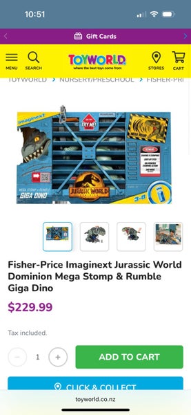 Imaginext dinosaur toy Carousel 6