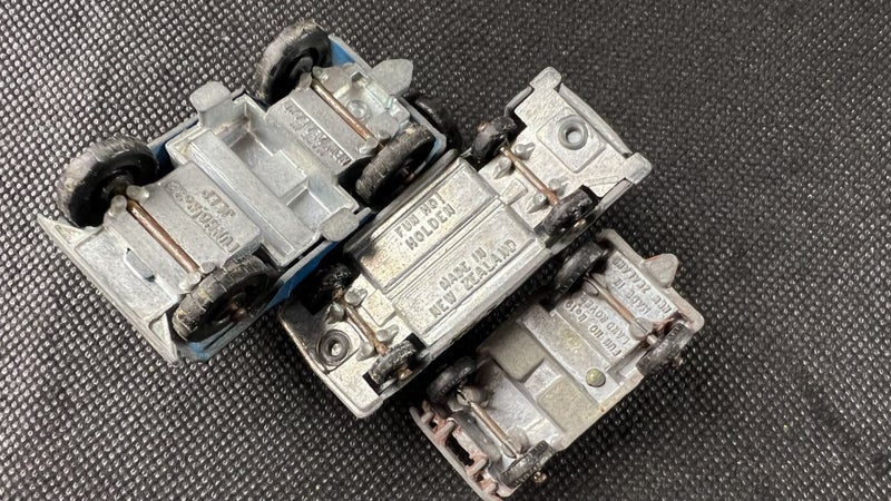 Vintage Fun Ho! Vehicle Trio – Police Van, Jeep, Fire Chief Land Rover- Lot W358 Carousel 5