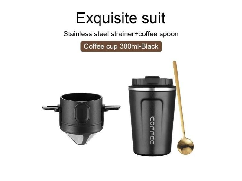304 Stainless Steel Portable Coffee Filter Drip Coffee Tea Holder Reusable Mug Carousel 1