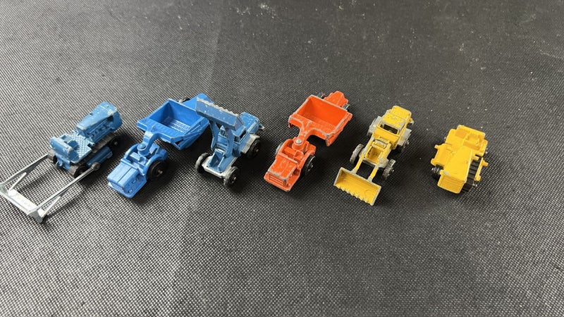 Vintage Fun Ho! Diecast Construction Vehicles – Lot of 6 – Made in NZ - Lot W360 Carousel 1