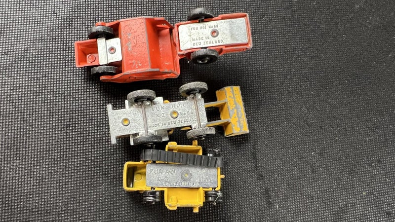 Vintage Fun Ho! Diecast Construction Vehicles – Lot of 6 – Made in NZ - Lot W360 Carousel 9