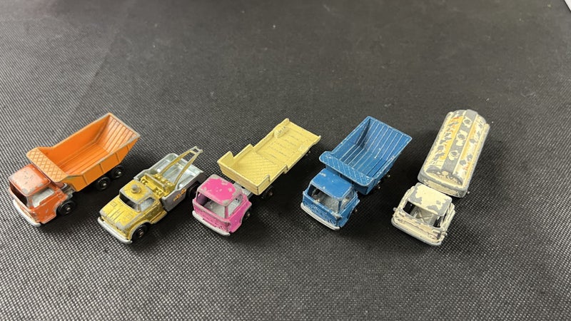 Vintage Fun Ho! Diecast Trucks – Lot of 5 (Made in New Zealand) - Lot W361 Carousel 1