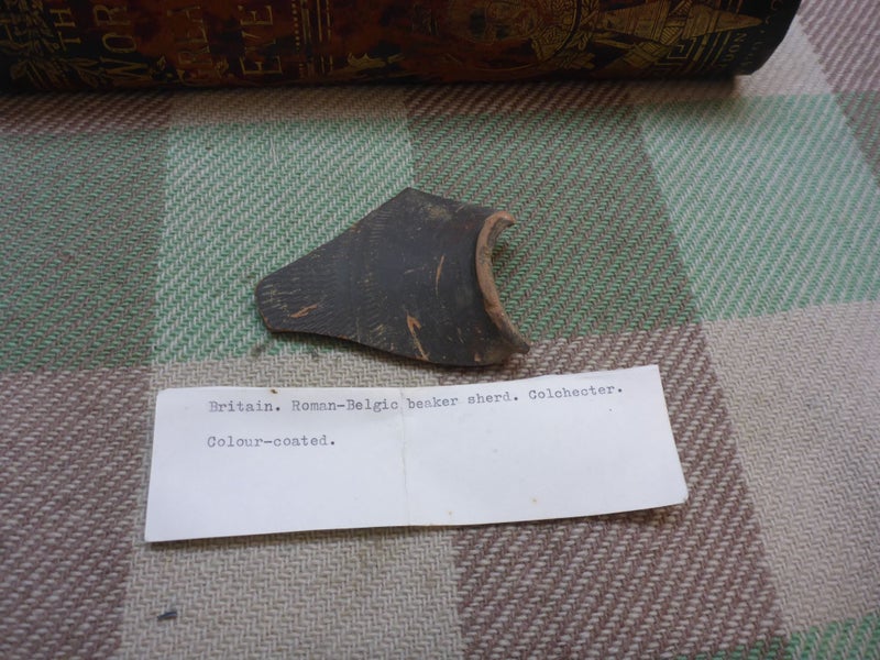 Awesome Ancient Pottery Shard Britain Roman-Belgic Beaker Shard Colchester Carousel 1