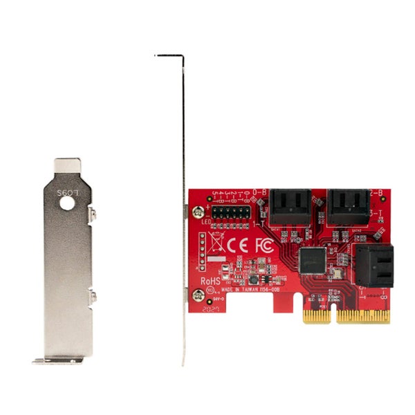StarTech.com SATA PCIe Card - 6 Port PCIe SATA Expansion Card - 6Gbps - Low/Full Carousel 2