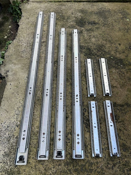 Heavy duty drawer slider set for camper or tradesman set up Carousel 1