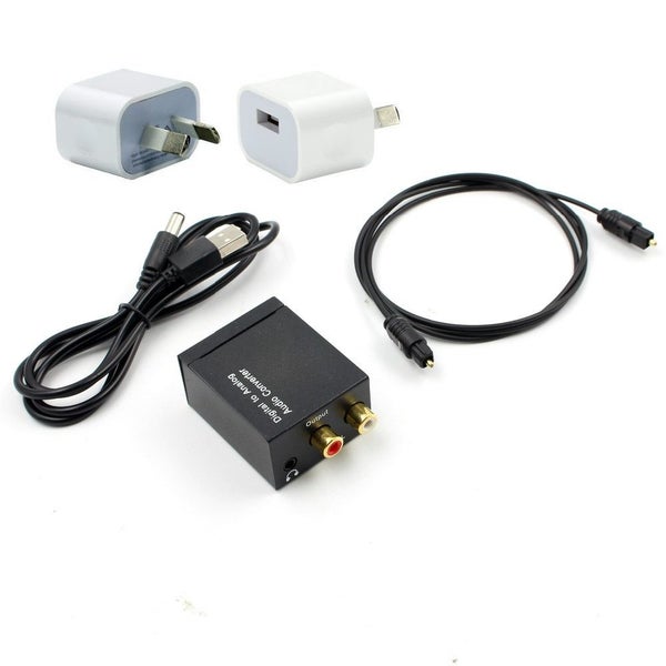 Optical SPDIF Digital to 2 RCA w/power supply Carousel 5