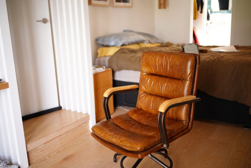 Newcastle Vintage Leather Office Chair Carousel 1