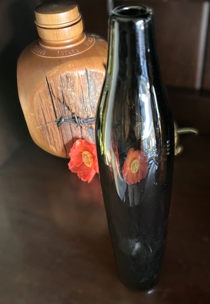 Stunning Handmade Smokey Glass Vase - WJ Hadeland (Norway) '58 Carousel 8