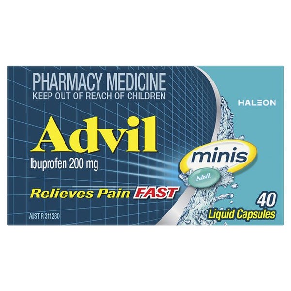 Advil Minis 40 Liquid Capsules Carousel 1