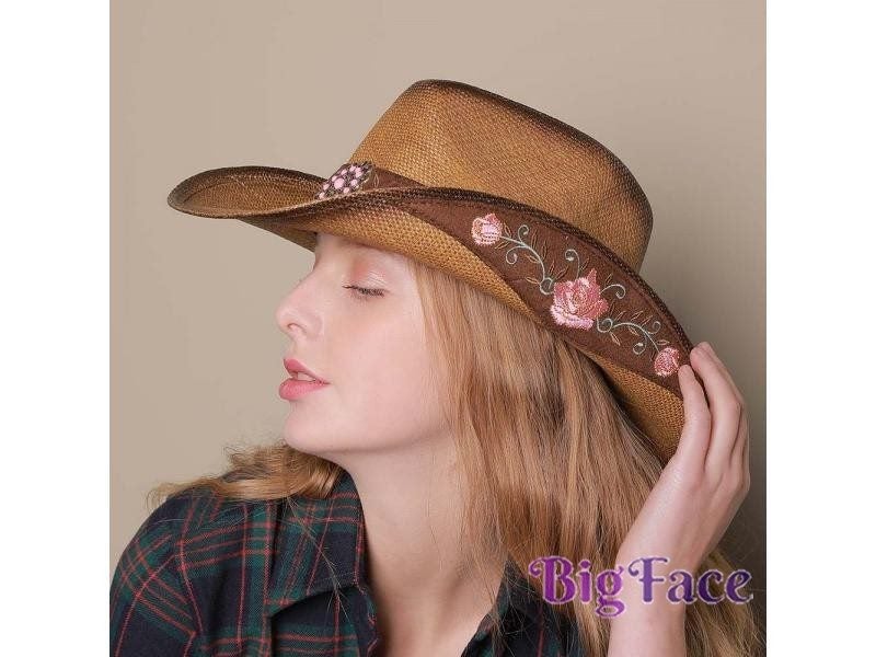 Women Western Cowboy Hat For Summer Elegant Lady Cowgirl Sombrero Hombre Caps Carousel 1