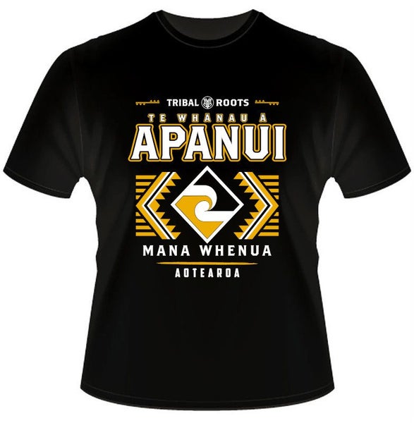 TRIBAL ROOTS - TE WHANAU A APANUI TSHIRTS - Sml-5XL Carousel 1