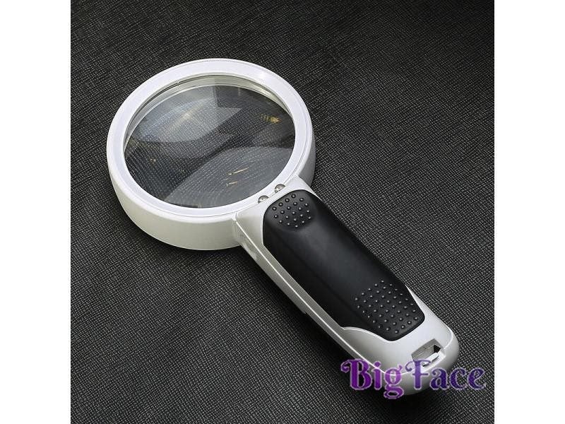 10 Times Lupa Magnifying Glass Loupe Third Hand Magnifier With Backlight LED Carousel 1