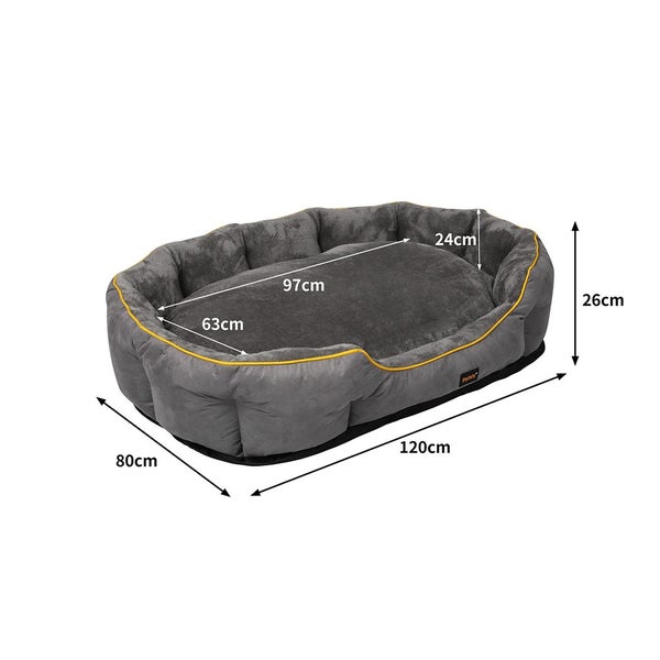 Pawz Electric Pet Heater Bed Heated Mat Cat Dog Heat Blanket Removable Cover XL Carousel 2