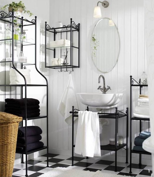 IKEA – RÖNNSKÄR Wall shelf unit, black(only 3 left) Carousel 1