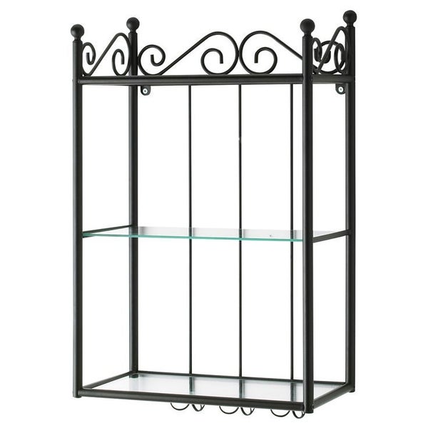 IKEA – RÖNNSKÄR Wall shelf unit, black(only 3 left) Carousel 2