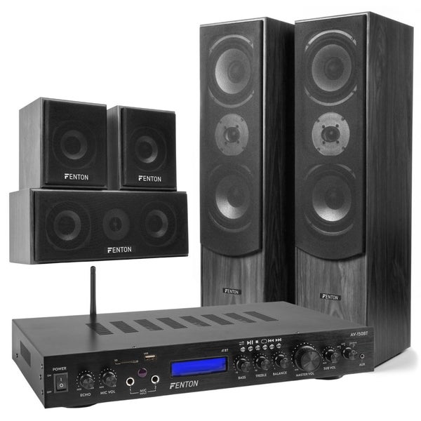 5.0 Home Theatre System - Black + Amplifier Carousel 1