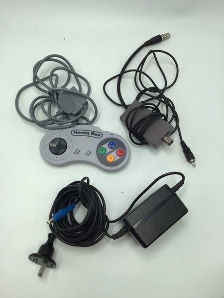 * SNES Super Nintendo Entertainment System Console w/ Controller & Cables! * Carousel 2