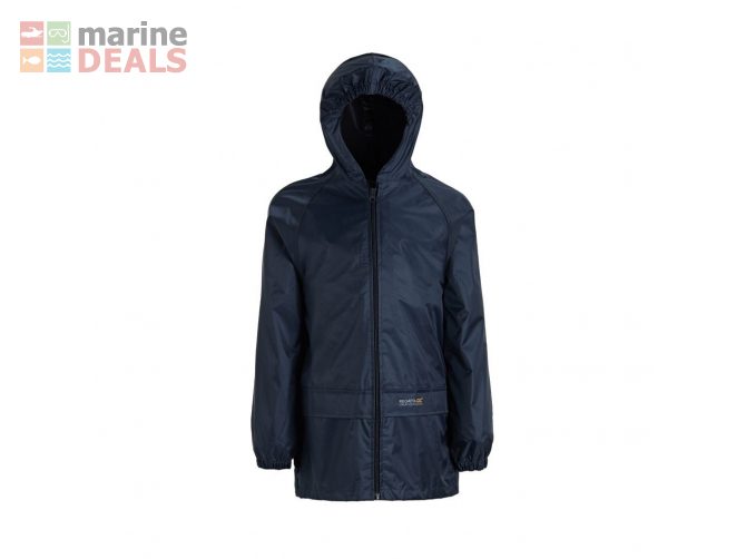 Regatta Stormbreak Waterproof Kids Jacket Navy Ag… Carousel 1