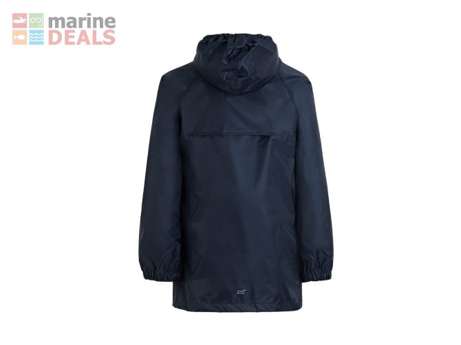 Regatta Stormbreak Waterproof Kids Jacket Navy Ag… Carousel 2