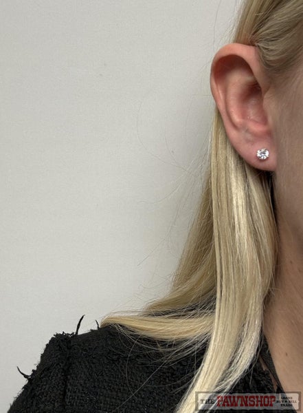 18ct Yellow Gold 1.0ct TDW Lab-Grown Diamond Stud Earrings ~ $3,250! Carousel 2