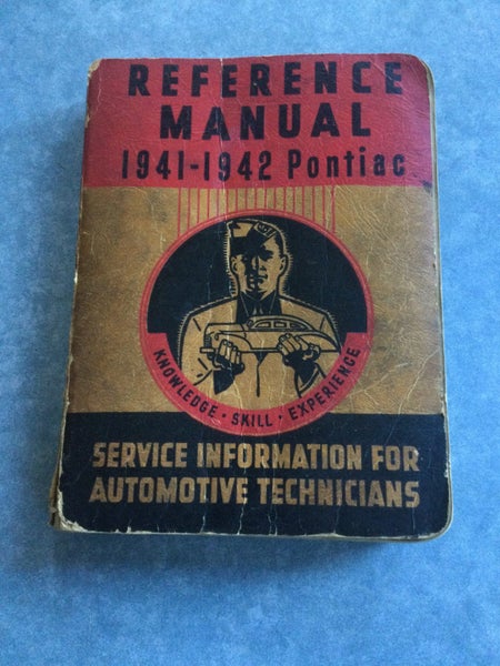 A RARE EARLY 1941-1942 PONTIAC SERVICE MANUAL Carousel 1