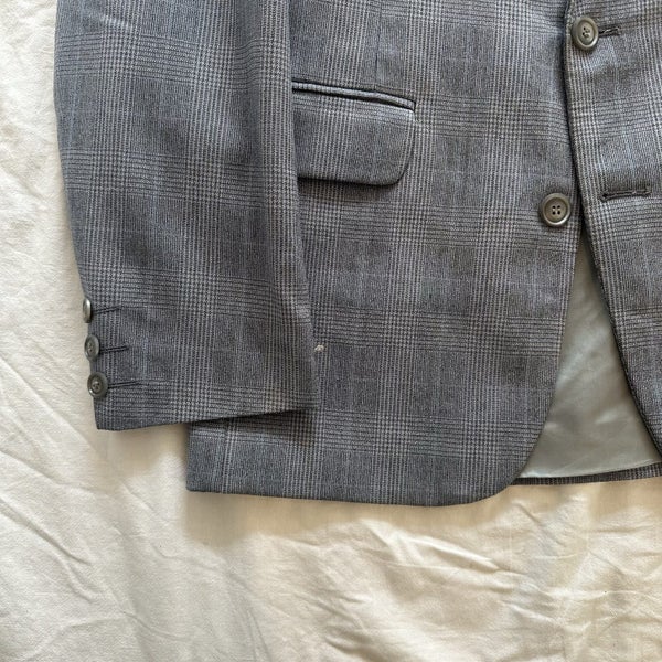 Vintage 1970s Canterbury Plaid Pure Wool Suit NZ Made Carousel 2