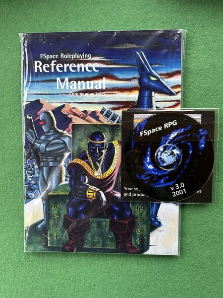 FSpaceRPG Reference Manual 2.1 developer draft for a ring binder plus CD Carousel 1