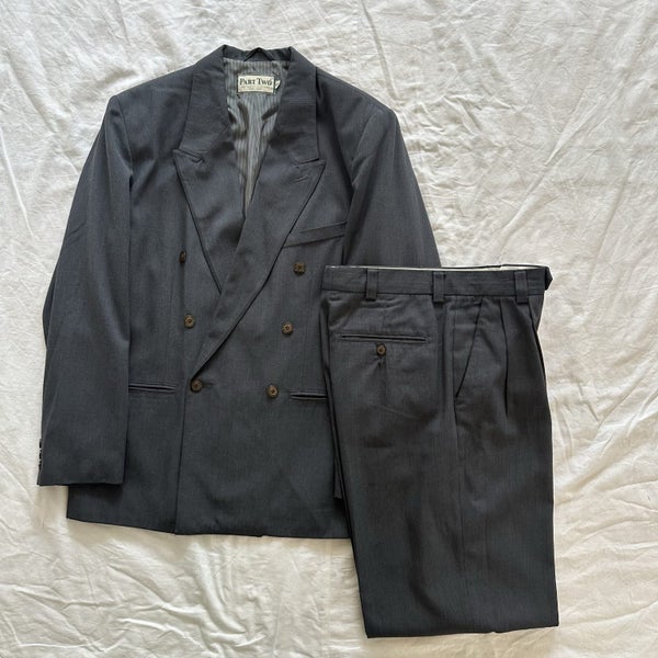 Vintage 1980s Part Two Double Breasted Suit Carousel 1