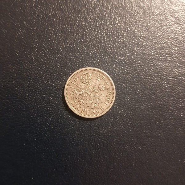 1960 British sixpence coin $1 reserve! Carousel 1