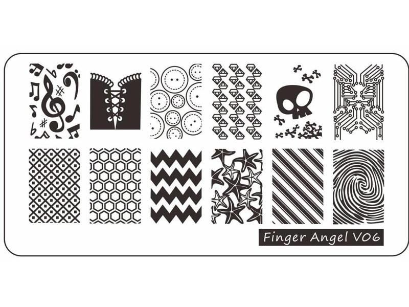 Nail Art Template Carousel 1