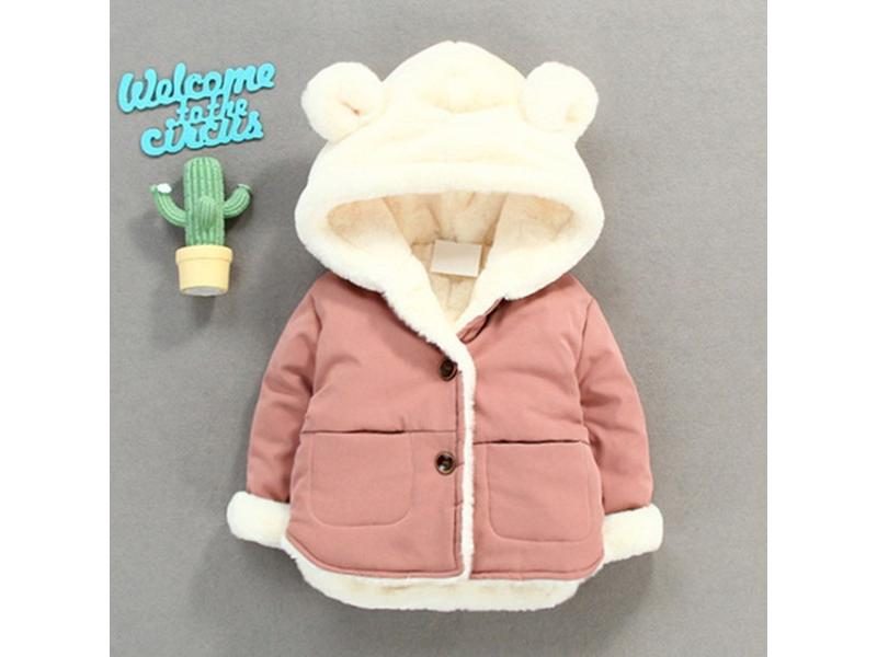 Cold Winter Baby Girls 0-4Y Toddler Snowsuit Thick Coat Velvet