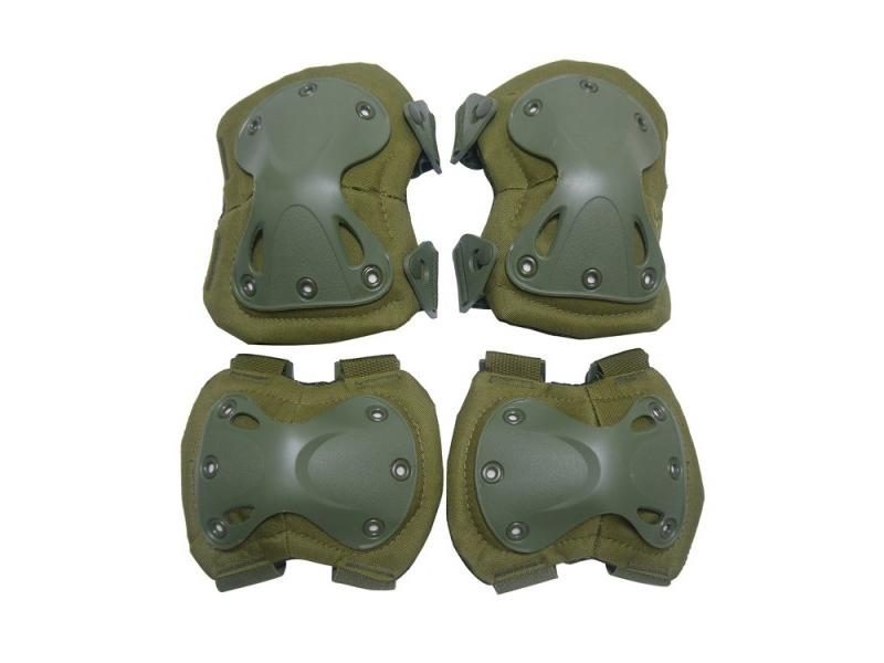NEW Tactical Paintball Protection Knee Pads Elbow Pads Set Sports Safety Carousel 1